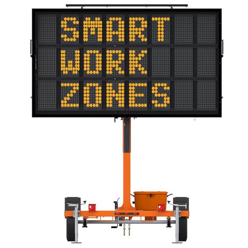 Full-Size, 3-Line Portable Changeable Message Sign