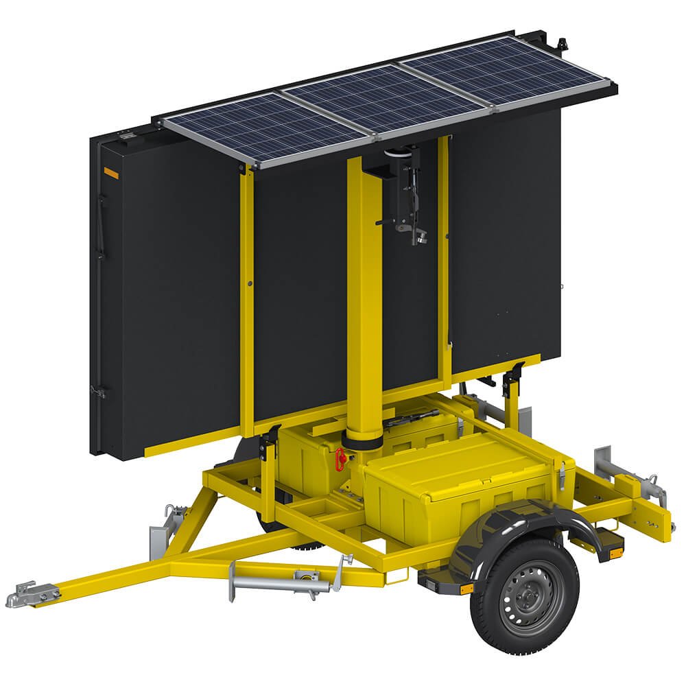 MidSize, FullMatrix Portable Changeable Message Sign VerMac