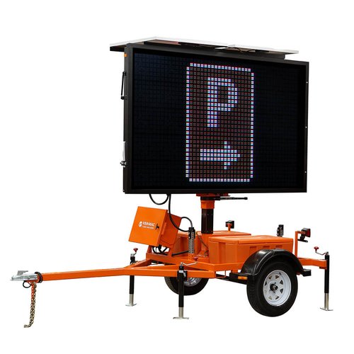 Mid-Size, Full-Matrix RGB Portable Changeable Message Sign