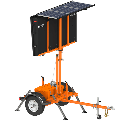 Mid-Size, Full-Matrix Portable Changeable Message Sign