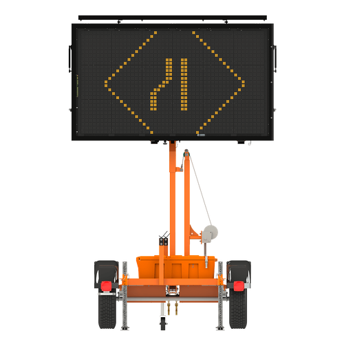 Mid-Size, Full-Matrix Portable Changeable Message Sign