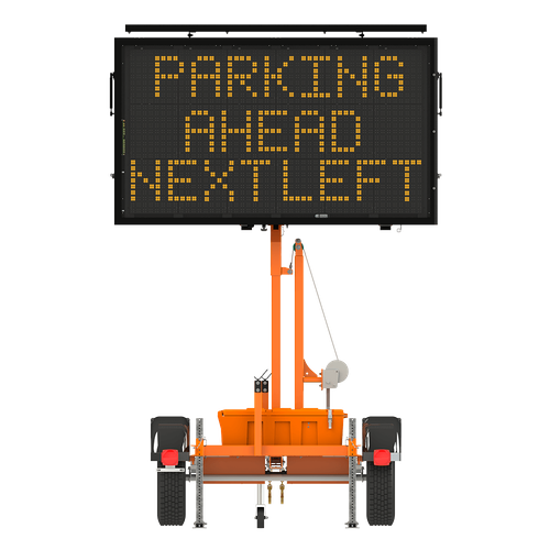 Mid-Size, Full-Matrix Portable Changeable Message Sign