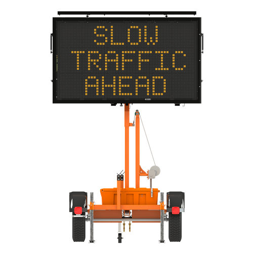 Mid-Size, Full-Matrix Portable Changeable Message Sign