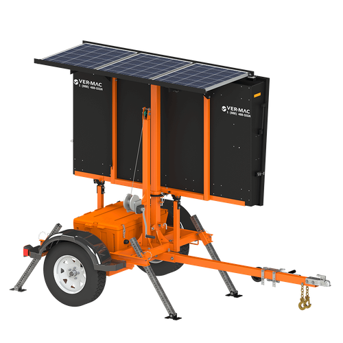 Mid-Size, Full-Matrix Portable Changeable Message Sign