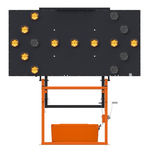 Skid-Mounted Arrow Board – 15 Lights