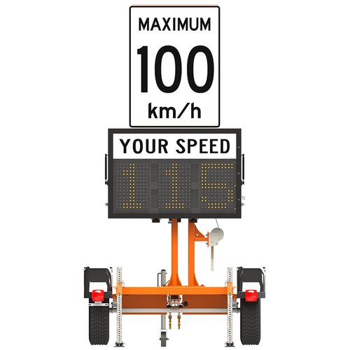 Trailer-Mounted Speed Feedback Sign