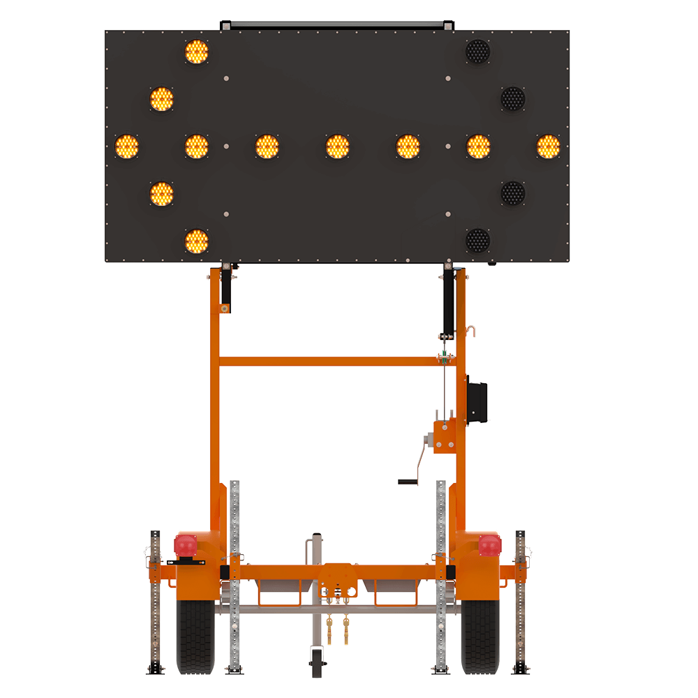 Connected Folding Arrow Board