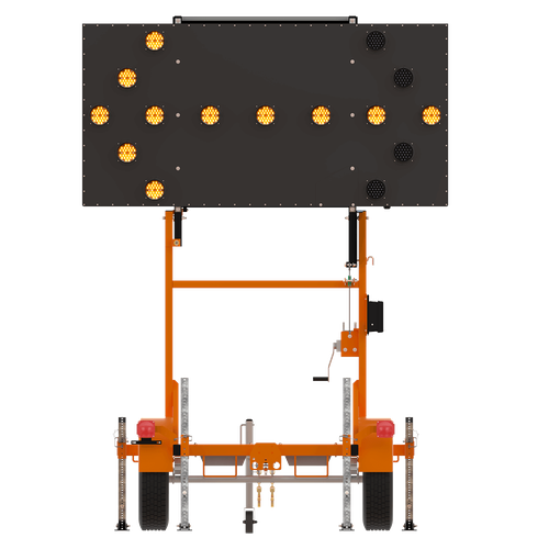 Connected Folding Arrow Board