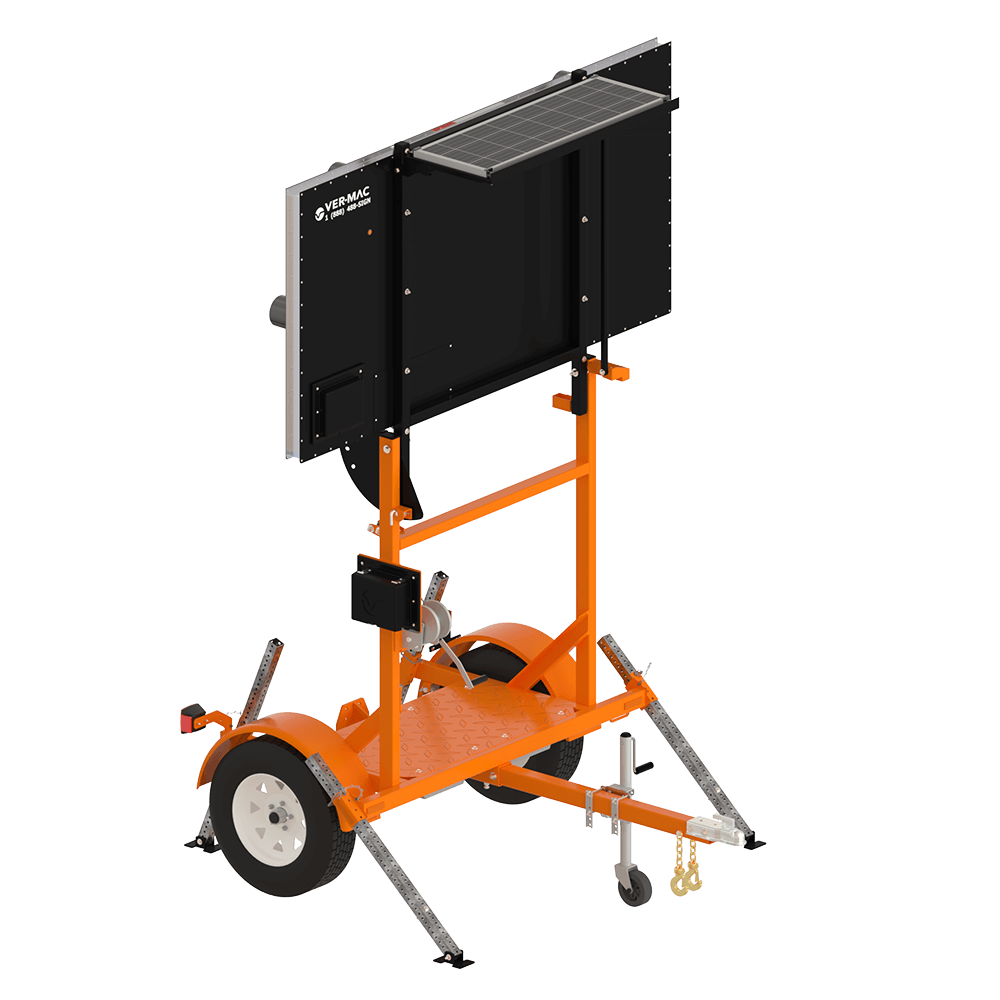 Connected Folding Arrow Board