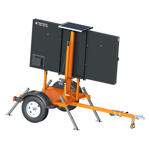 Trailer-Mounted Arrow Board – 15 Lights, Ontario