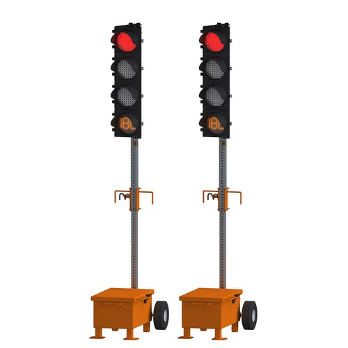 Feux de circulation sur chariot – lampes de 305 mm