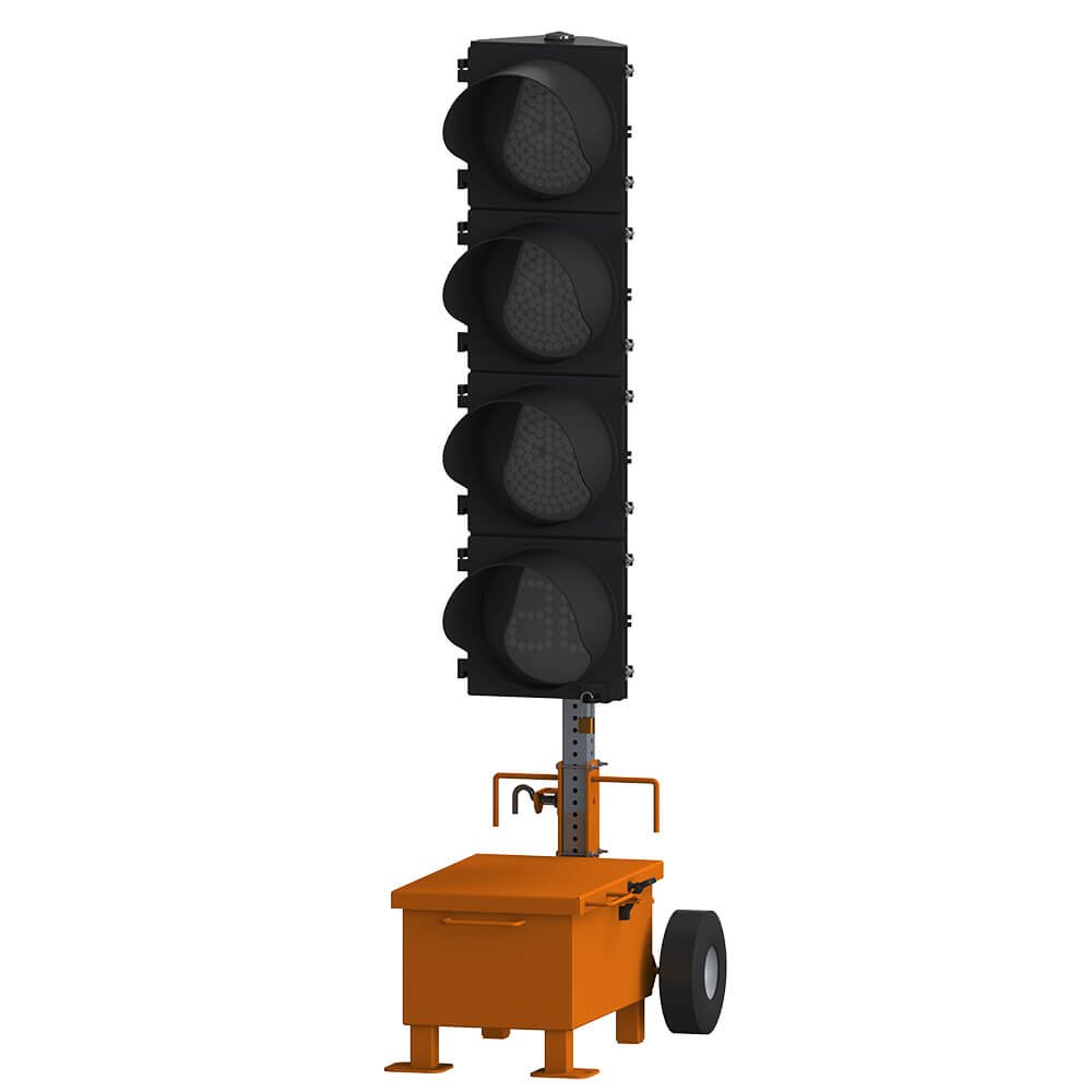 Feux de circulation sur chariot – lampes de 305 mm