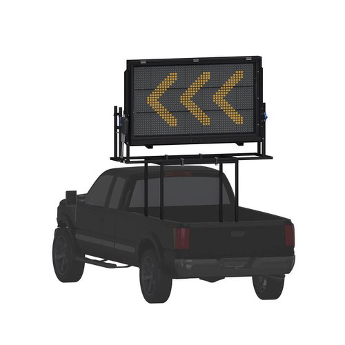 Mini, Full-Matrix Truck-Mounted Message Sign