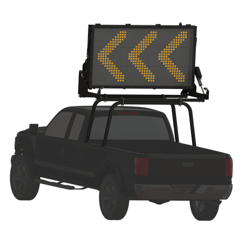 Mini, Full-Matrix Truck-Mounted Message Sign