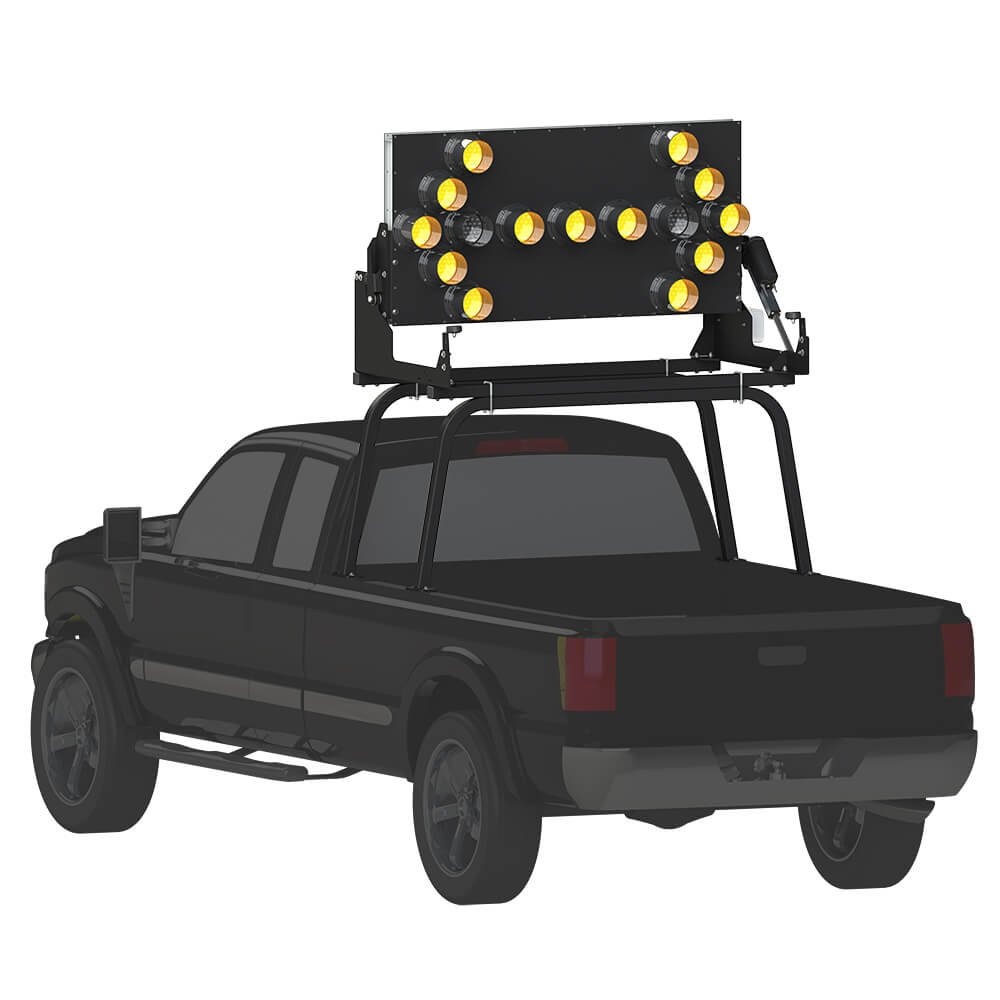 Vehicle-Mounted Arrow Board – 15  Lights
