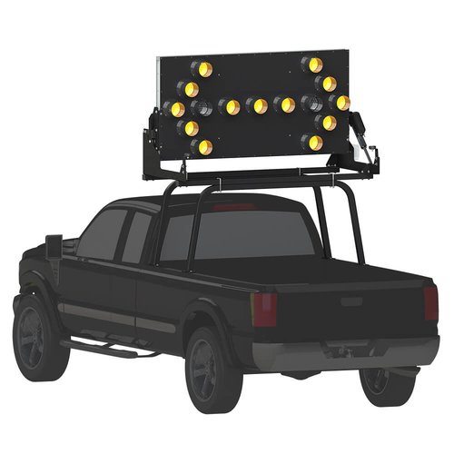 Vehicle-Mounted Arrow Board – 15  Lights