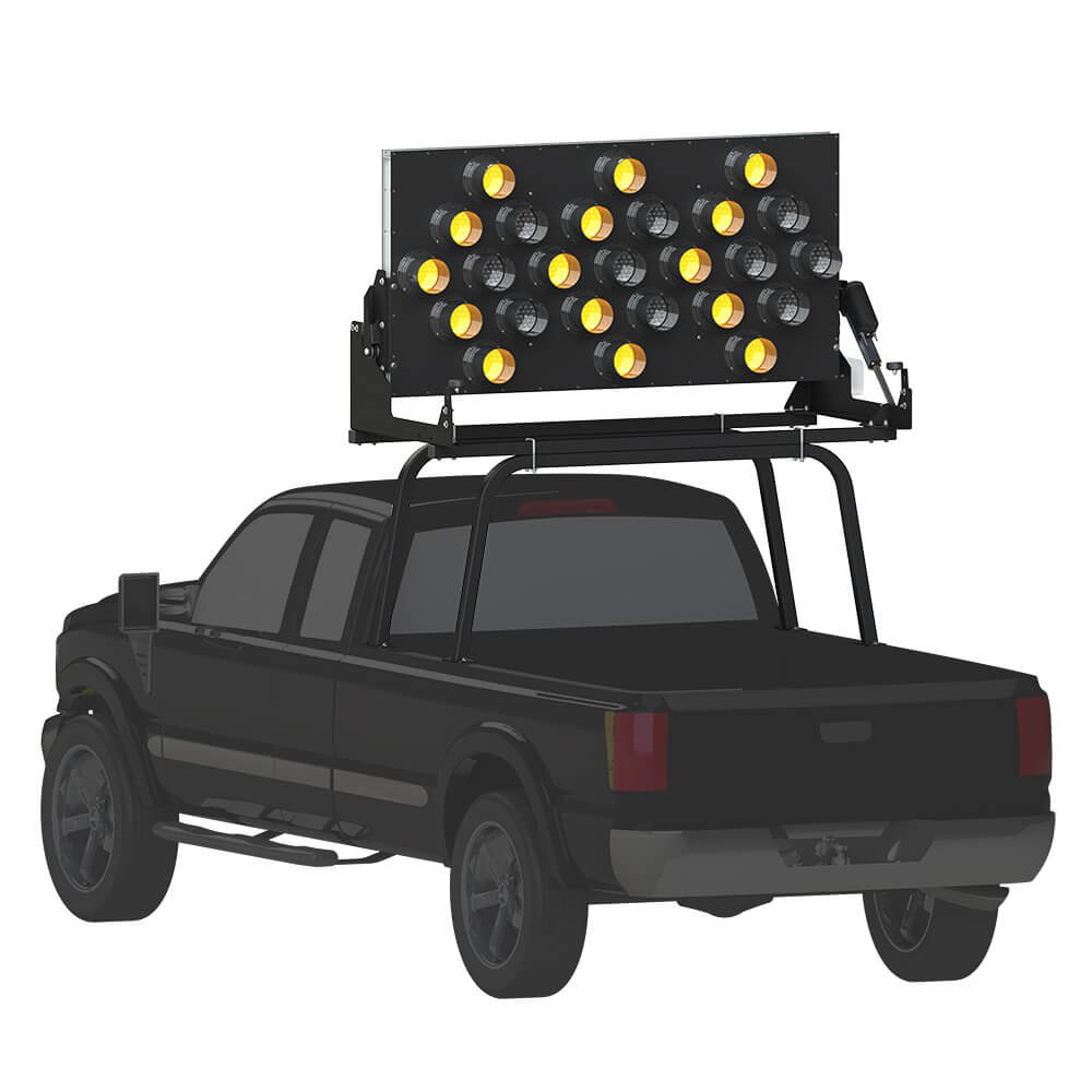 Vehicle-Mounted Arrow Board – 25 Lights