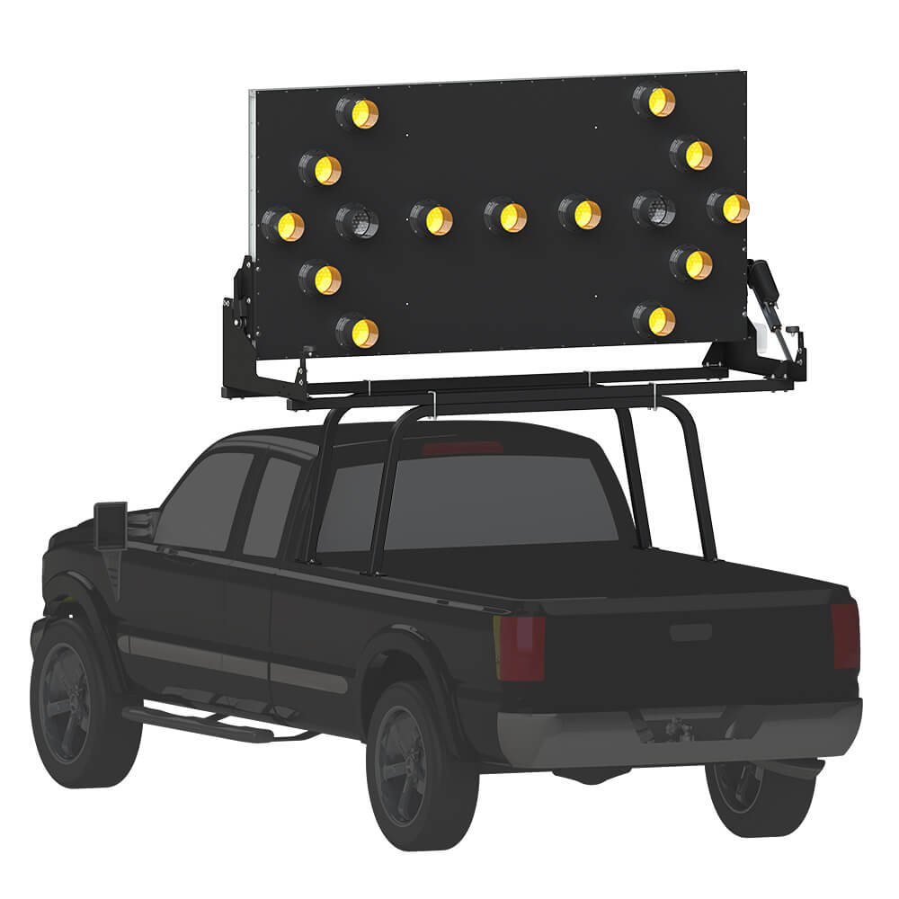 Vehicle-Mounted Arrow Board – 15  Lights