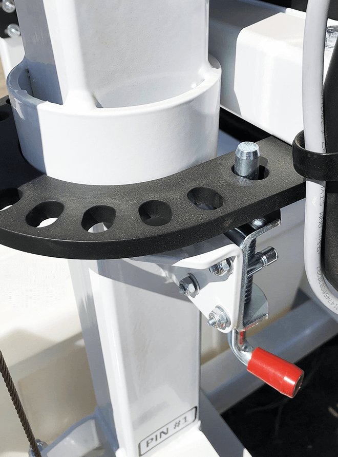 Worker looking at equipment